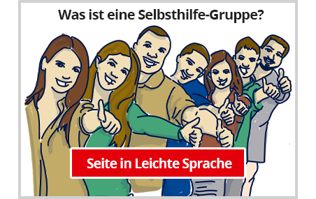 Weiterleitungs-Schaltfläche zur Seite in Leichte Sprache