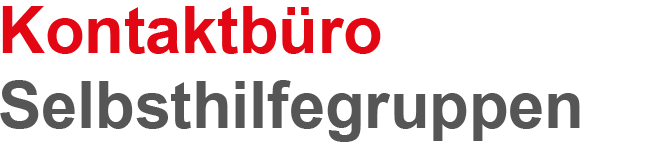 Schriftzug Kontaktbüro Selbsthilfegruppen